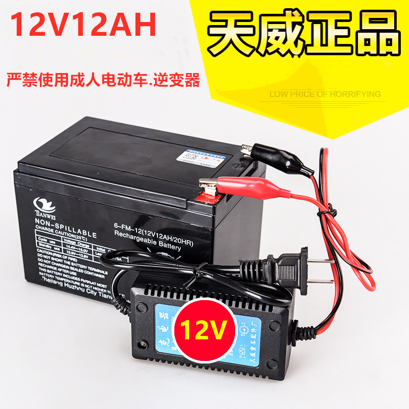 12V12ah Battery Night Market 20W Stall light LED tube lighting Security 12V sprayer battery