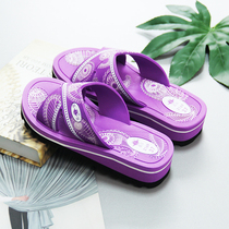 Crystal Lie cool slippers female non-slip light and thick bottom One-type in-home indoor summer outside wearing foam bottom