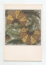 uk blank old postcard tile pattern