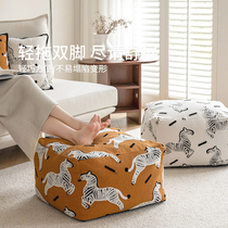 French light luxury living room pouf carpet cushion tatami futon mat lazy sofa footrest homestay soft stool