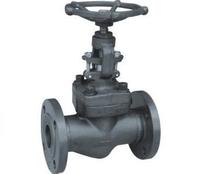 J41H-16-40C DN10-DN50 carbon steel forged steel A105 black skin flange globe valve