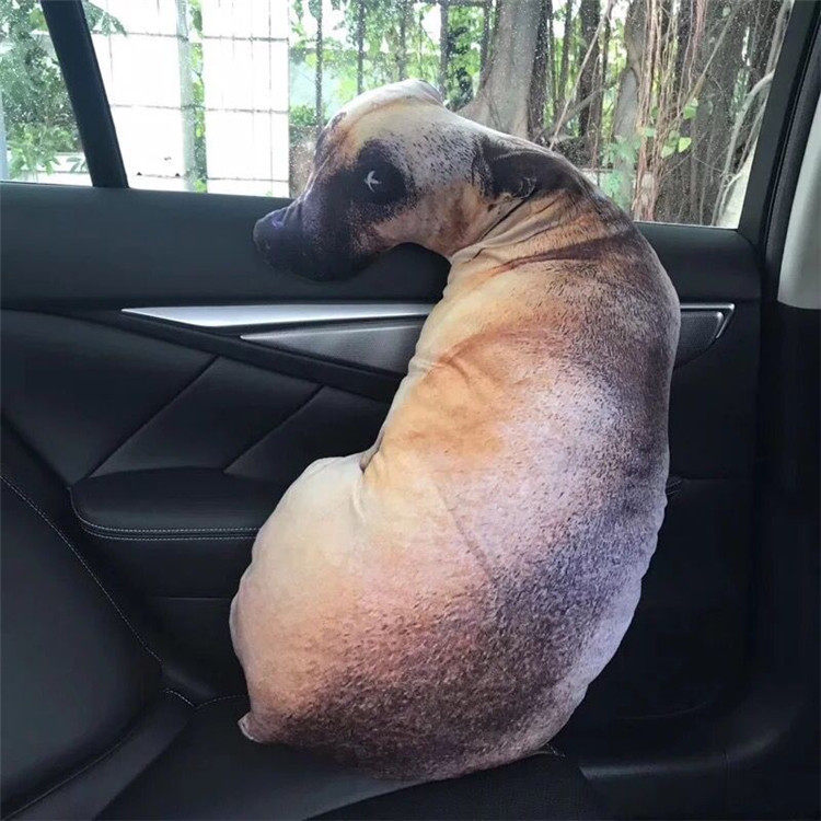 Haschic wolf dog Sharpy dog charcoal bag car except taste hug pillow waist leaning pillow New car except formaldehyde simulation dog interior