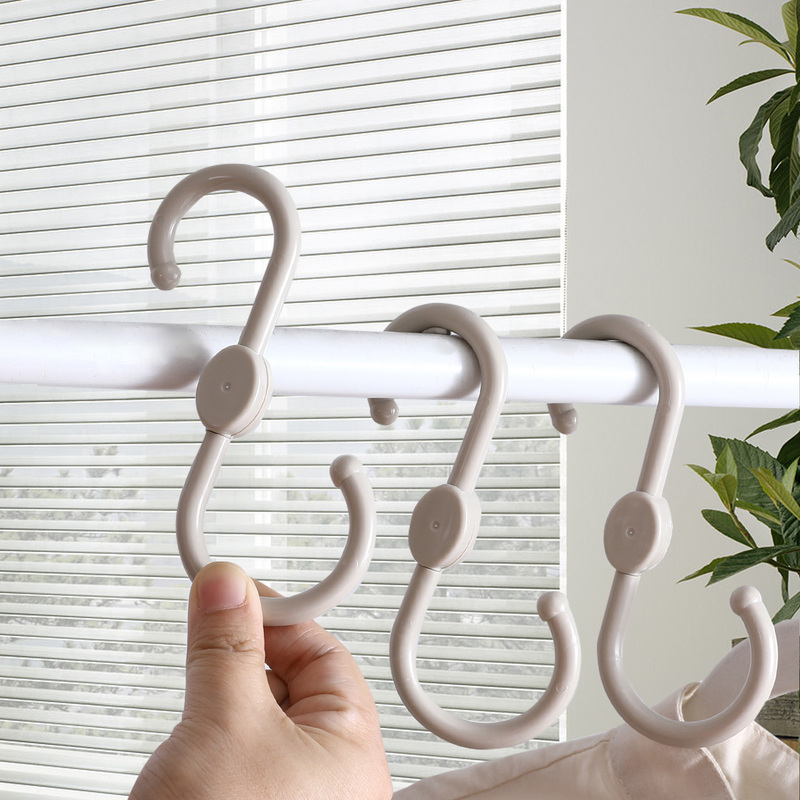 3-Pack Japanese Imported S-Shaped Hooks for Car Use, Towel, Hat, Bag Storage Hooks, S Hooks 360 ° Rotation 3-Pack Japanese Imported S-Shaped Hooks for Car Use, Towel, Hat, Bag Storage Hooks, S Hooks 360 ° Rotation