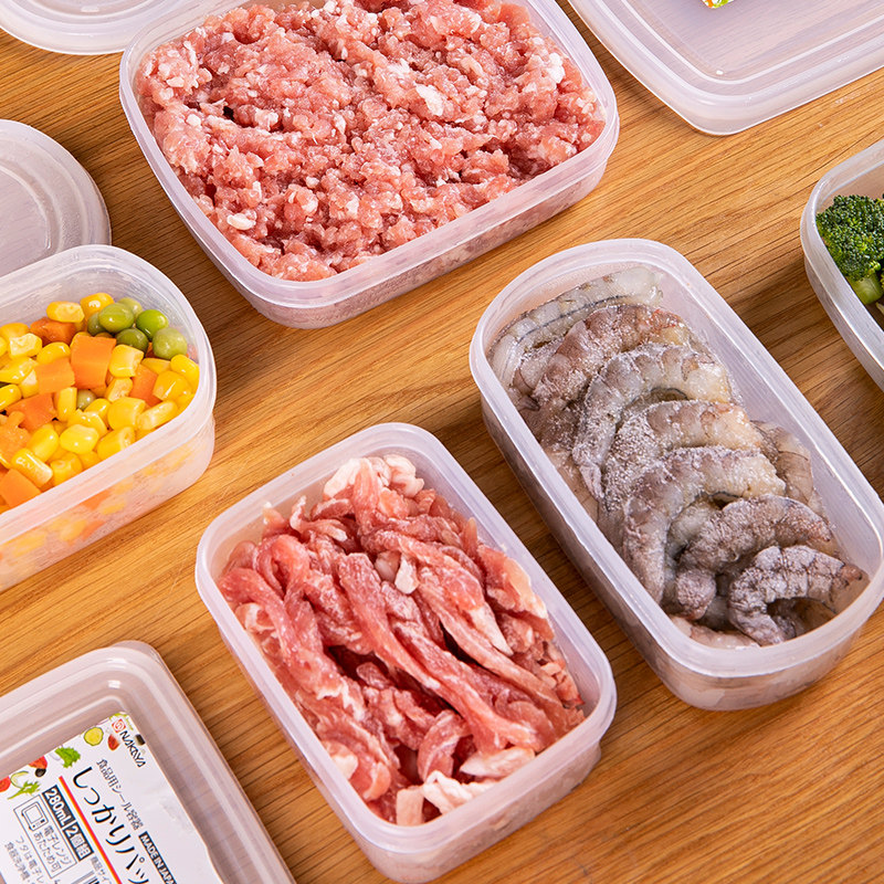 Japan imports refrigerator freezer meat box kitchen meat contains food grade onion ginger meat frozen box