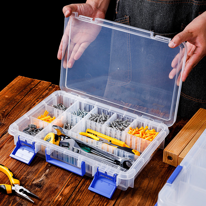 Japan imports Dog Tool Parts Box small screw accessories classification container box packaging box