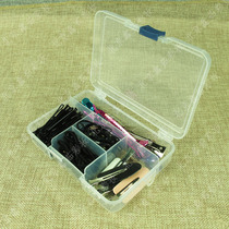 Professional Carry Cosmetic Five G Containing Box Clip Box Duckbill Clip Ornament Box Multi Pattern Plastic Case