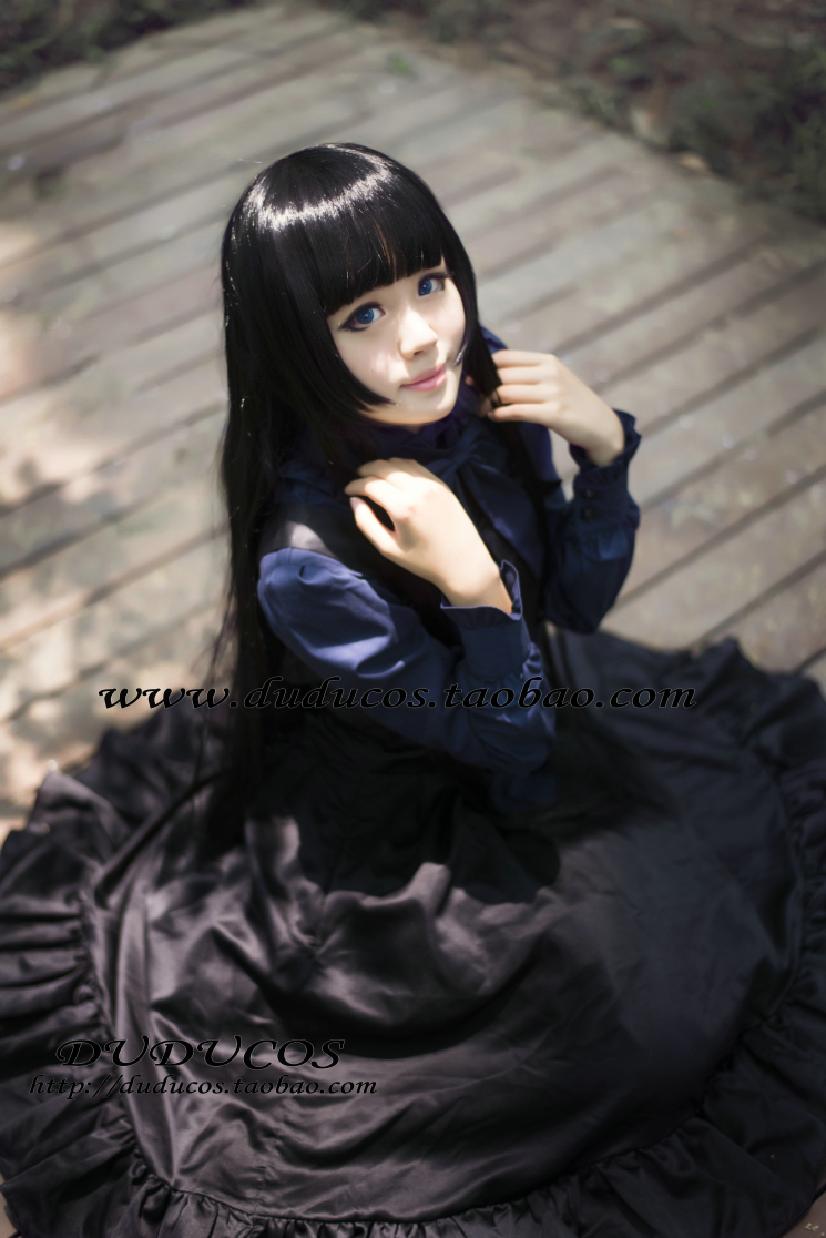 Cosplay服装神的记事本爱丽丝 紫苑寺有子茶会礼服cos服 Cosplay服装神的记事本爱丽丝 紫苑寺有子茶会礼服cos服