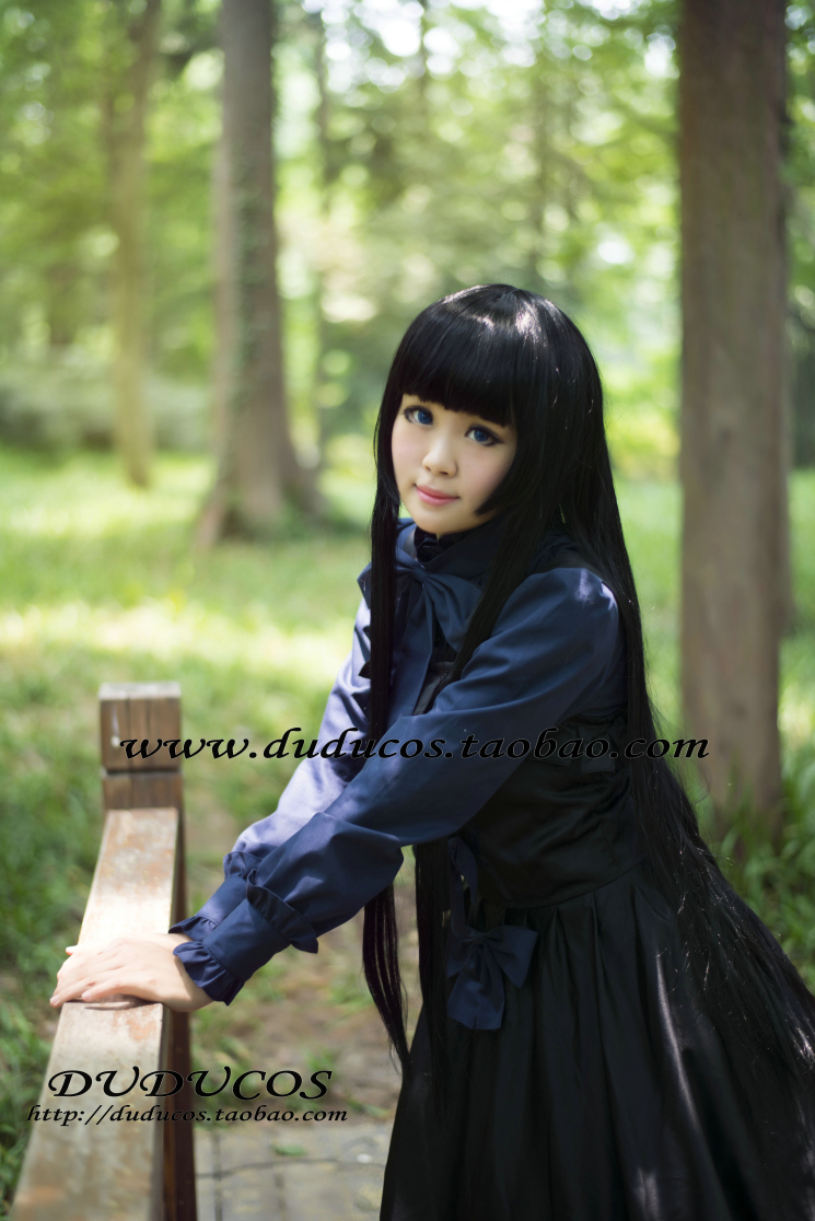 Cosplay服装神的记事本爱丽丝 紫苑寺有子茶会礼服cos服 Cosplay服装神的记事本爱丽丝 紫苑寺有子茶会礼服cos服