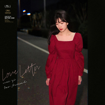 Plum cooked Gentle Gentle Fine Pearl Collar Dress Women French Waist Long Dress 2021 Autumn A- line dress