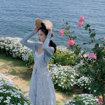 Plum cooked the art little fresher lace floral lace floral pendant with skirt woman 2022 spring new out of the dress