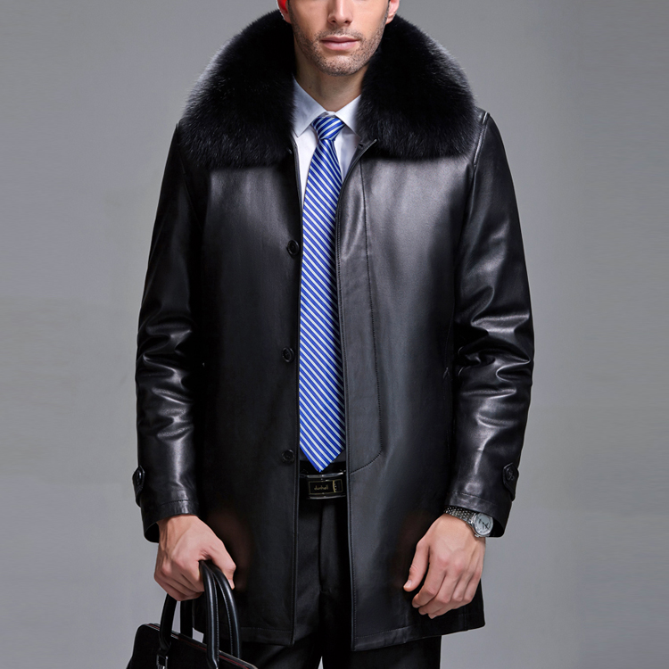 Купить Зимнее Кожаное Пальто Мужское