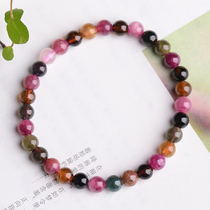 Pickup tourmaline powder Crystal strawberry Crystal amethyst beeswax South Red green ghost bracelet