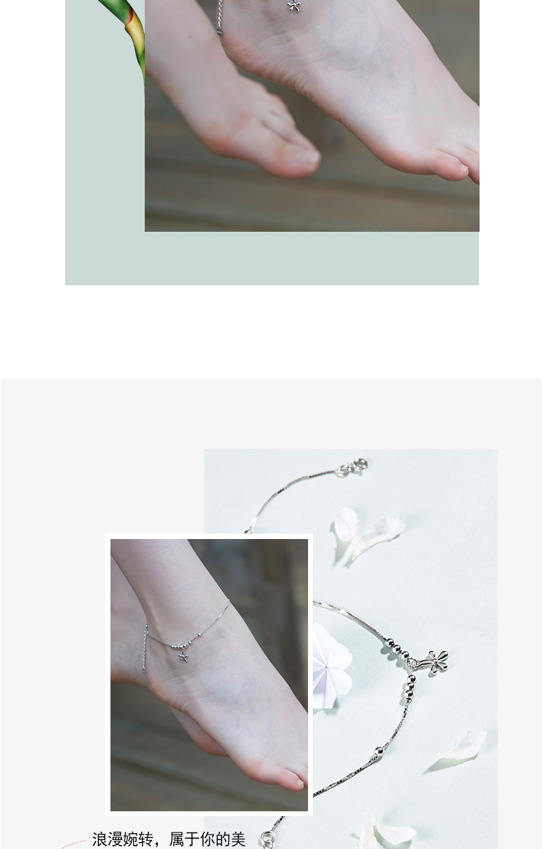 Bracelet de cheville Femme en Argenterie - Ref 3103384 Image 10