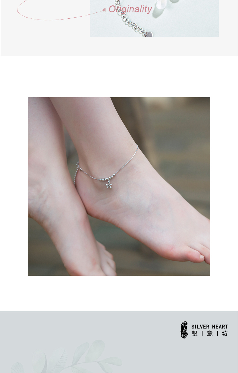 Bracelet de cheville Femme en Argenterie - Ref 3103384 Image 11