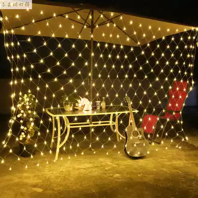 LED lights string fishing net lights Christmas waterproof outdoor decorative mesh lights garden lights light string