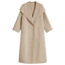 Naked Cashmere] YINER Womens Winter Sheep Wool Double-sided Wool Coat