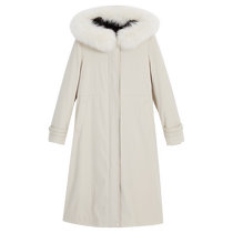 YINER specializes in 2024 winter new long nikon fox fur collar mink fur genuine fur