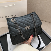 Small fragrance bag womens 2020 new trendy fashion all-match Western style small square bag messenger bag small bag rhombus chain bag