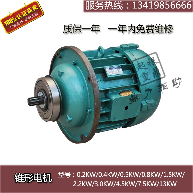 ZD141-4 ZD141-4 7 5KW tapered rotor three-phase asynchronous motor 5T wagon electric crane lifting brake motor