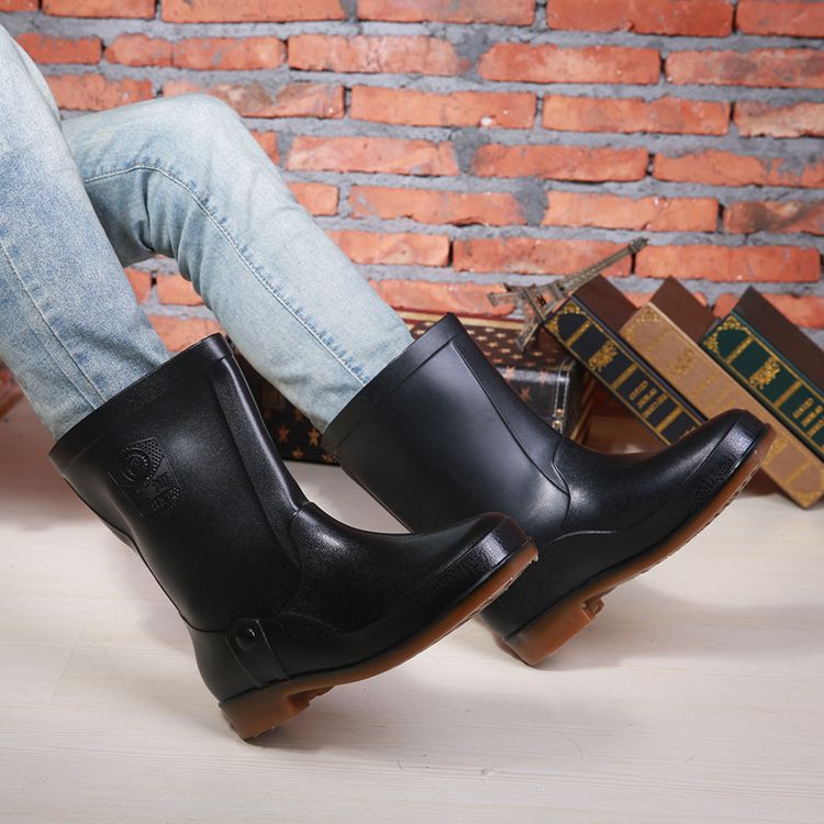 Chaussures - bottes caoutchouc homme pour hiver - semelle tendon - Ref 974098 Image 14