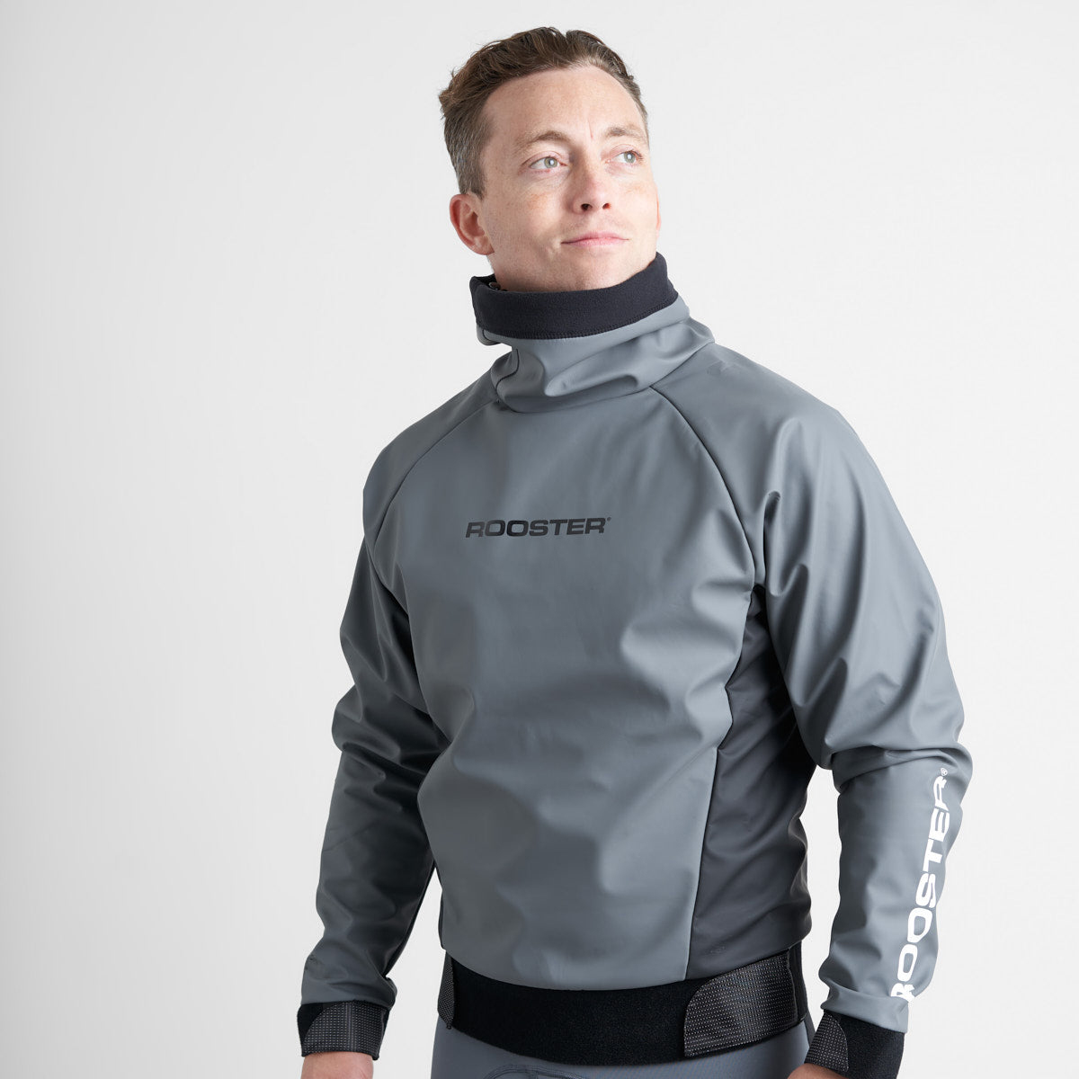 Rooster Rooster Windproof waterproof and warm high collar jacket Yacht Sewer undercoat-Taobao