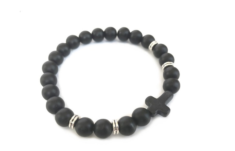 18AW Châu Âu và Châu Mỹ đeo chéo vòng tay đính cườm mờ nam và nữ sáng tạo vòng tay cá tính hoang dã lac tay dep