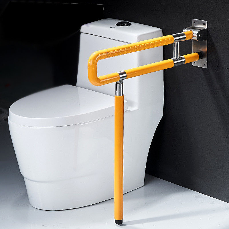 Toilet Makeup Room Bathroom Seniors Physically And Mentally Handicapped Accessible Toilet Folding Toilet Fold Armrest Railings Safe To Sit Up And Get Up