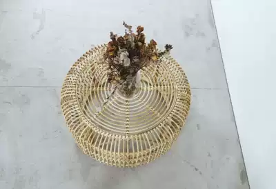 Small forest vines Nordic natural Vine tea table large living room homestay Rattan woven round a few simple