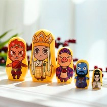 Russian style doll Chinese elements journey to the West toys children boys cute creative cartoon birthday gifts