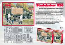 ICM model 35513 1 35 Soviet World War II Stout Baker US6 transport truck medical staff