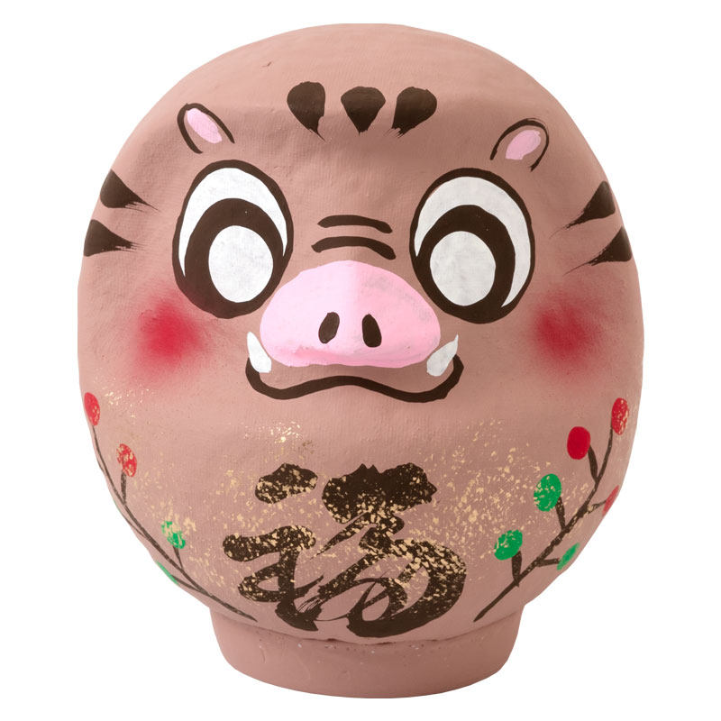 Japanese made Takazaki Dharma Yukee 2019 Yiji Tea Pig 12cm