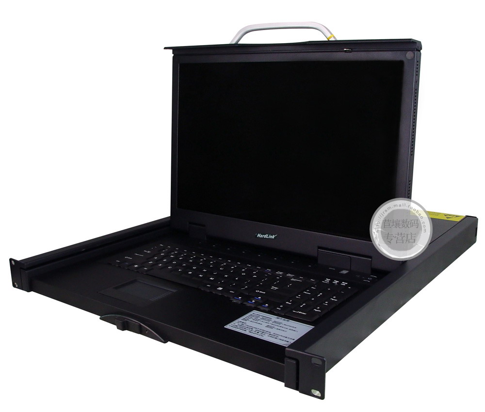 Fixed network HK-1170 17-inch LCD 3-in-1 console can be connected to KVM multi-computer switcher