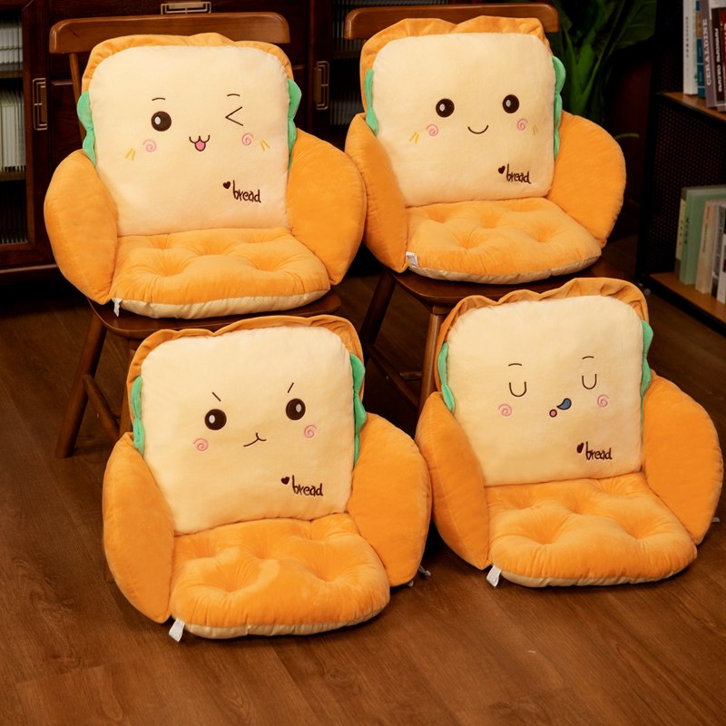 Winter stool cushion butt cushion cushion chair fart cushion student chair cushion office sedentary seat cushion back one