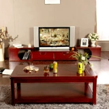 华日 Домашнее Mingyue Oriental твердое дерево диван+кофейный столик+столовый обеденный стул+телевизионный шкаф+шкаф для обувного шкафа мебель