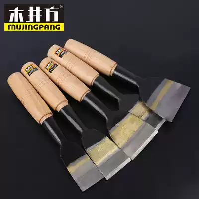 Mujing square wood chisel Carpenter Carpenter Carpenter tool hand DIY wood chisel knife fish tail chisel plus wide flat chisel tool