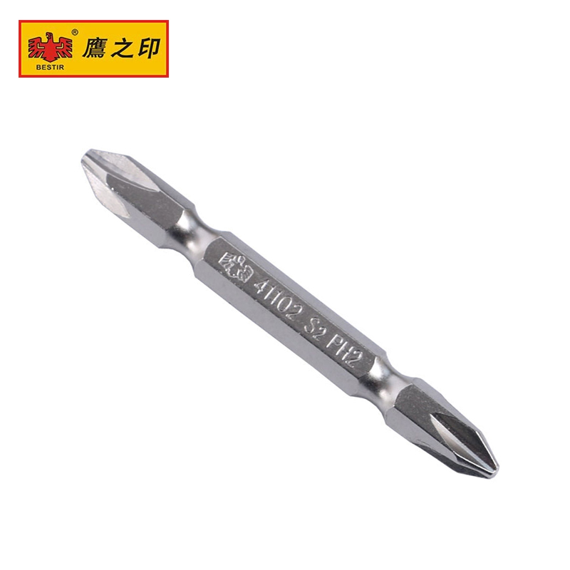 Eagle's printed electric batch head pneumatic screwdriver head cross double head power distribution drill screw screwdriver head lengthened with magnetoelectric up Zui