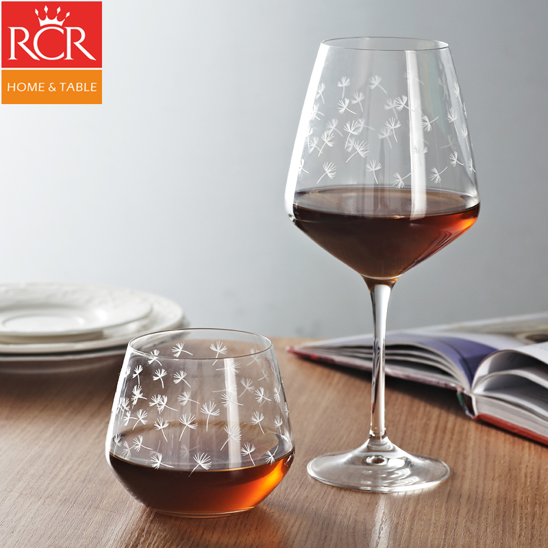 Hand-cut crystal glass whiskey glass wine spirit glass glass wine set gift set