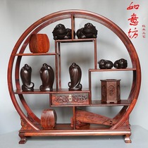 Mahogany large hong suan zhi shelf duo bao ge Wood gu dong jia small showcase display living room antique ornaments