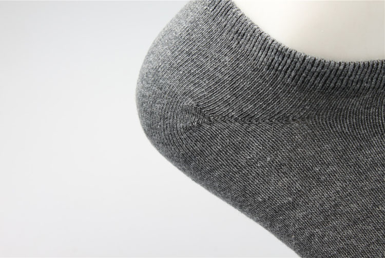 5 đôi vớ cotton nam mùa xuân vớ cotton vớ nông nam vớ thấp để giúp eo thấp nam giới vớ đen và trắng tất dài đến đầu gối