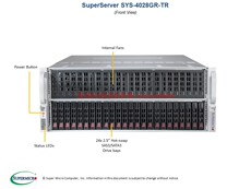 Сервер 超微 4028gr-tr/tr2 8/10路显卡服务器准系统 深度学习 人工智能