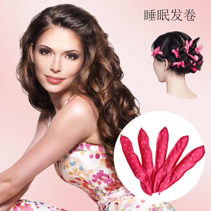 Hair goddess lazy sponge curly curly hair wave hair sleeping hair without hurting browsing roll