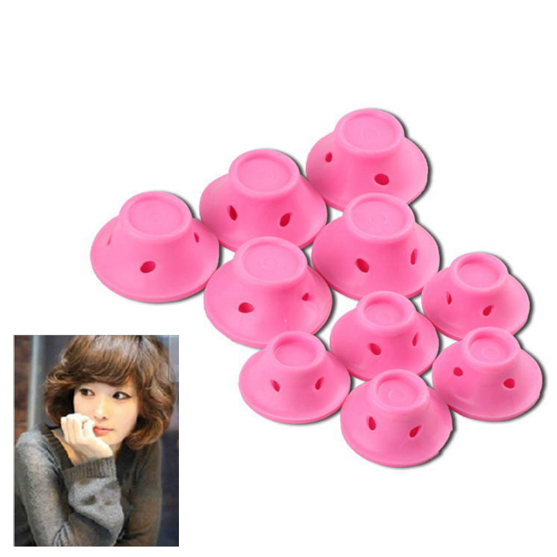 Donut curler plastic curl mushroom curler fluffy short hair coiler curling artifact naturally does not hurt hair