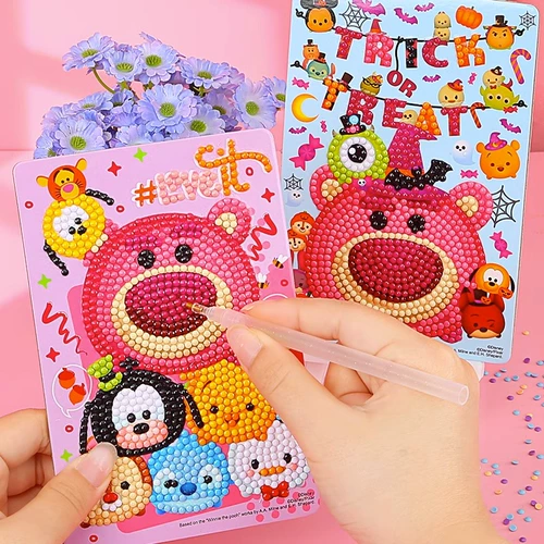 Дисней, клубника, наклейки, детская игрушка, набор материалов для принцессы, DIY