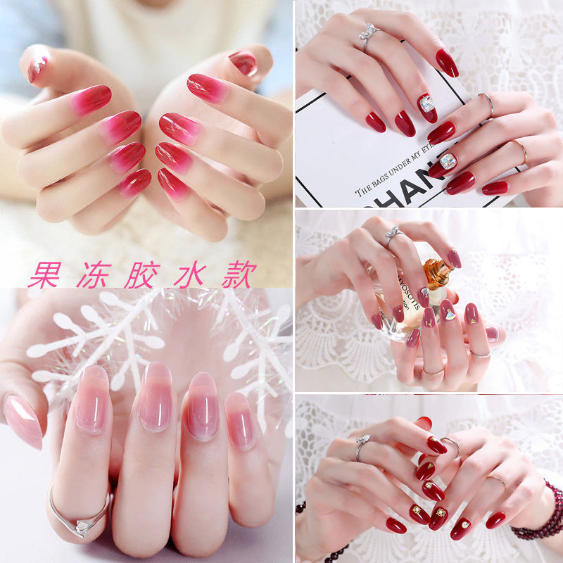 24 Pieces of Finished Fake Nails, Popular on Tiktok, Solid Color, Round Tip, Long-Lasting, Waterproof, Wearable, Removable, Medium-Length Nail Patches 24 Pieces of Finished Fake Nails, Popular on Tiktok, Solid Color, Round Tip, Long-Lasting, Waterproof, Wearable, Removable, Medium-Length Nail Patches