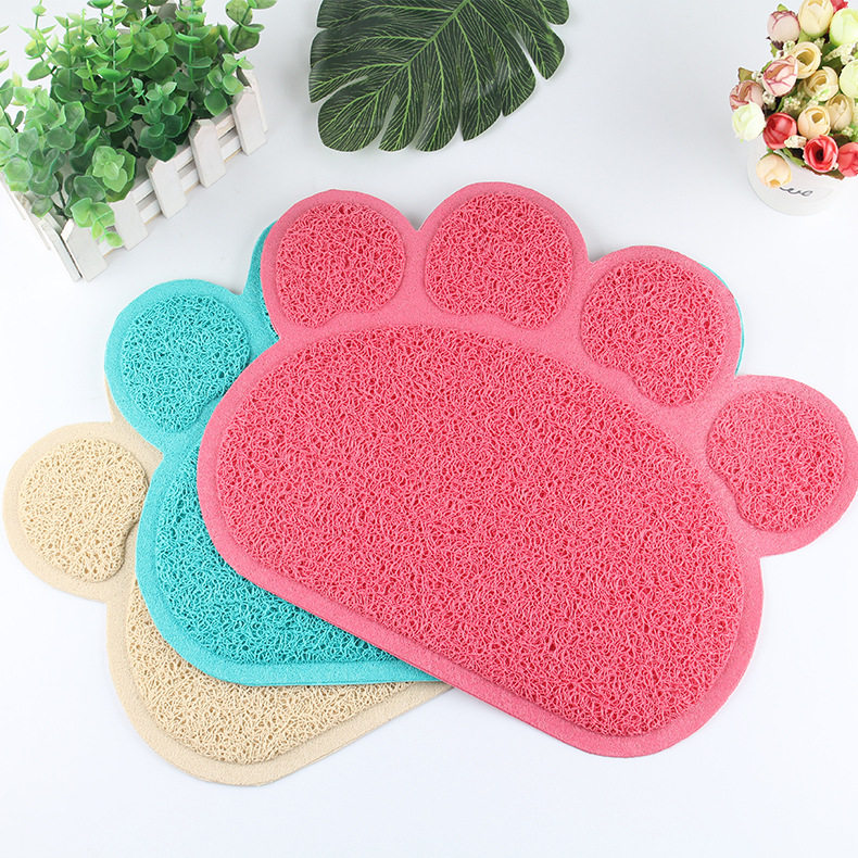 Cat litter pad anti-fall out sand pad cat litter box pad cat toilet rub foot pad anti-splash pad cat cleaning supplies