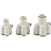 Pneumatic five-way quick-insert equal diameter cylinder quick diameter changing connector KQ2UD04-00 KQ2UD06-00 08-10