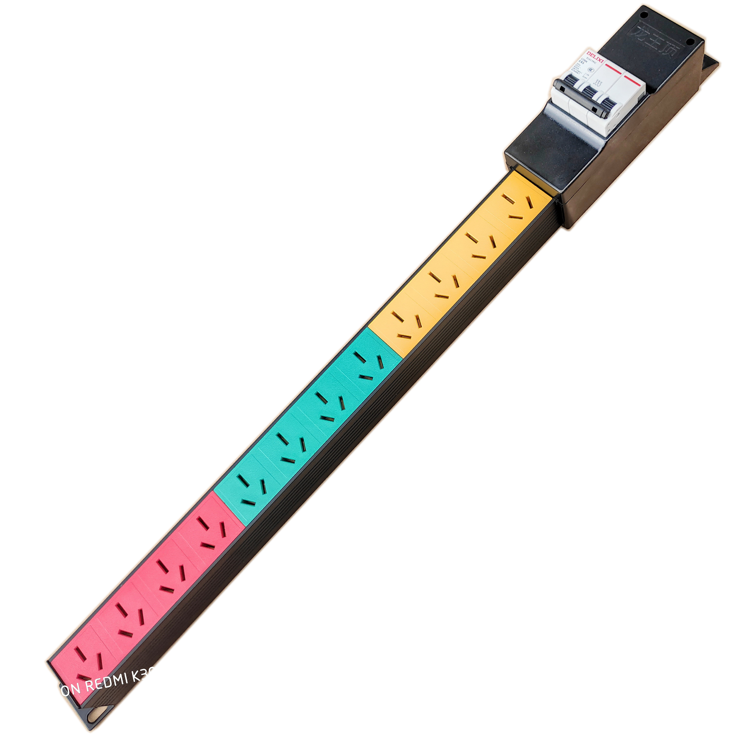 Dragon King top 380V to 220V high-power row socket seat mine socket three-phase power strip terminal board 10A16A