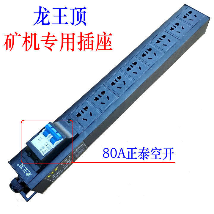 Longwang top high-power 10KW special socket AC modular row plug PDU power rail 80A wiring board
