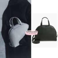 Good price in China~The Row Bowling Two bowling bag, hand-held crossbody, detachable shoulder strap