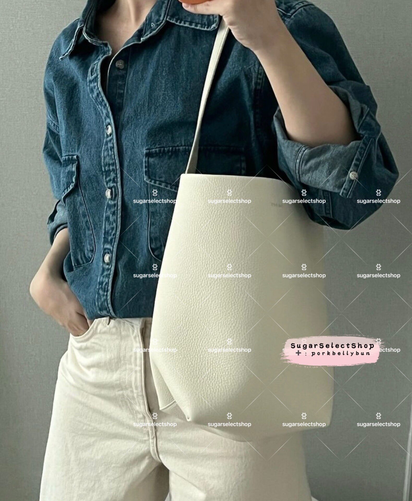 Сумка sugar |the row ns park tote medium 水桶包单肩包 此超连结是中号